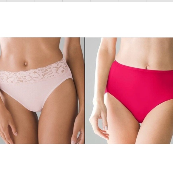 LOT OF 2 SOMA VANISHING EDGE PANTIES IN VIVID PINK & BLUSH PINK SMALL - Picture 11 of 11